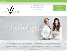 Tablet Screenshot of ketchumpharmacy.com